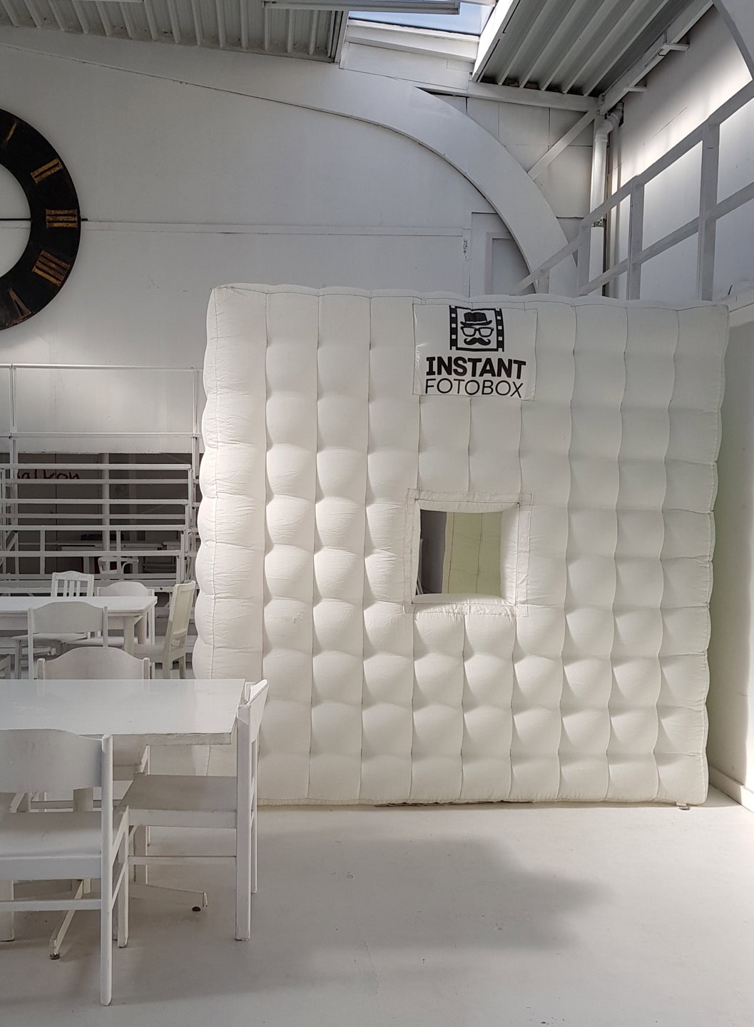 White cube fotobox te Gent